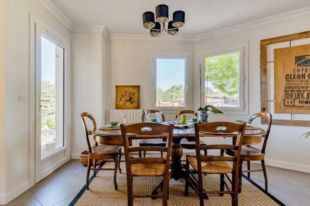 Sejour En Provence Maison Avec Vue Sur La Sainte Victoire Et Piscine Pres D'Aix En Provence 엑상프로방스 외부 사진