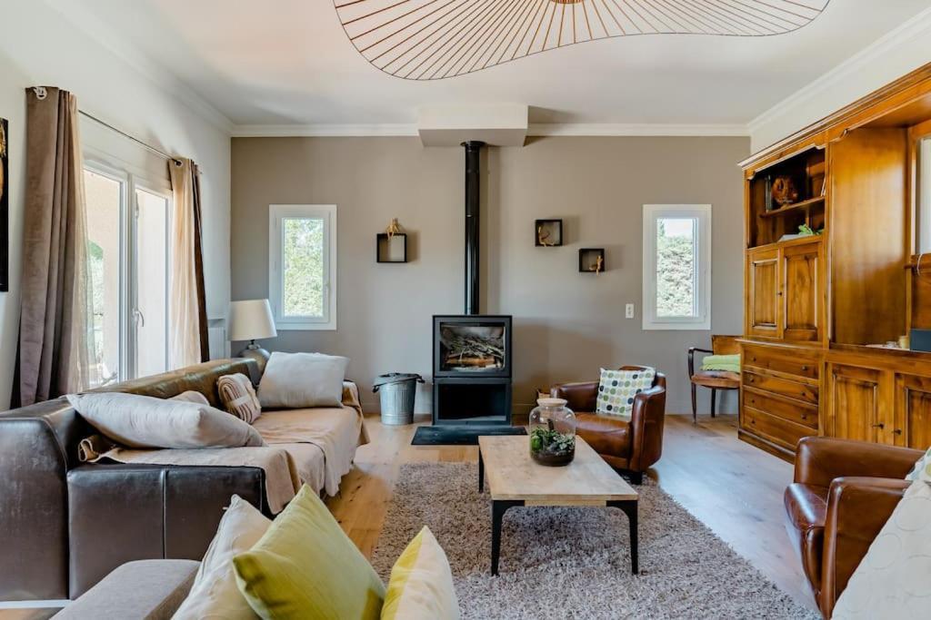 Sejour En Provence Maison Avec Vue Sur La Sainte Victoire Et Piscine Pres D'Aix En Provence 엑상프로방스 외부 사진